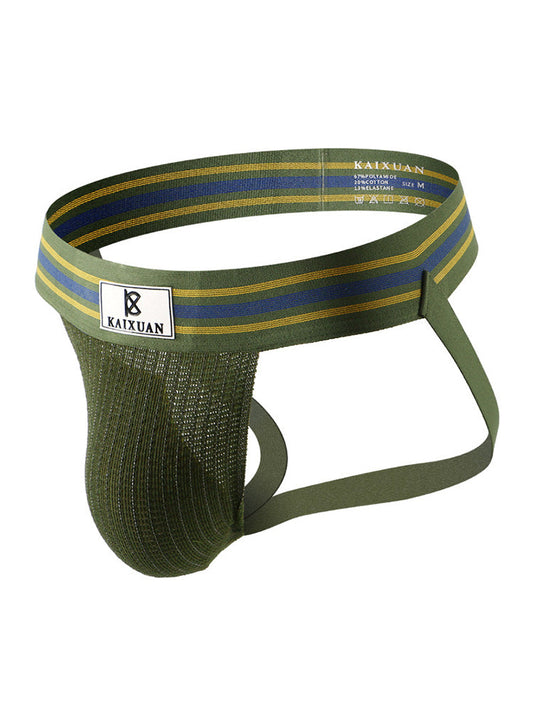 U Convex Pocket Rainbow Sexy Jockstrap