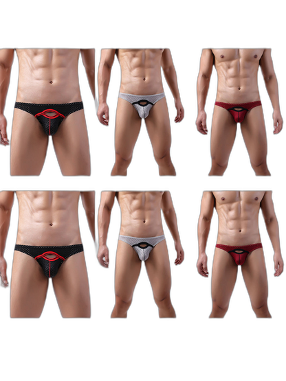 6 Pack Men’s Sexy Hollow Out Bikinis