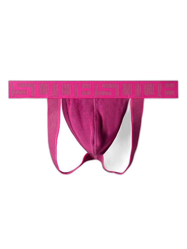 Men's Ribbed Jockstrap Underwear Athletic Supporters