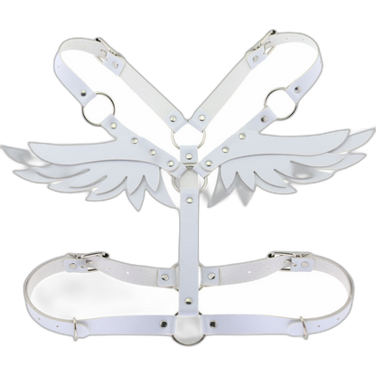 Angel Wings Leather Harness