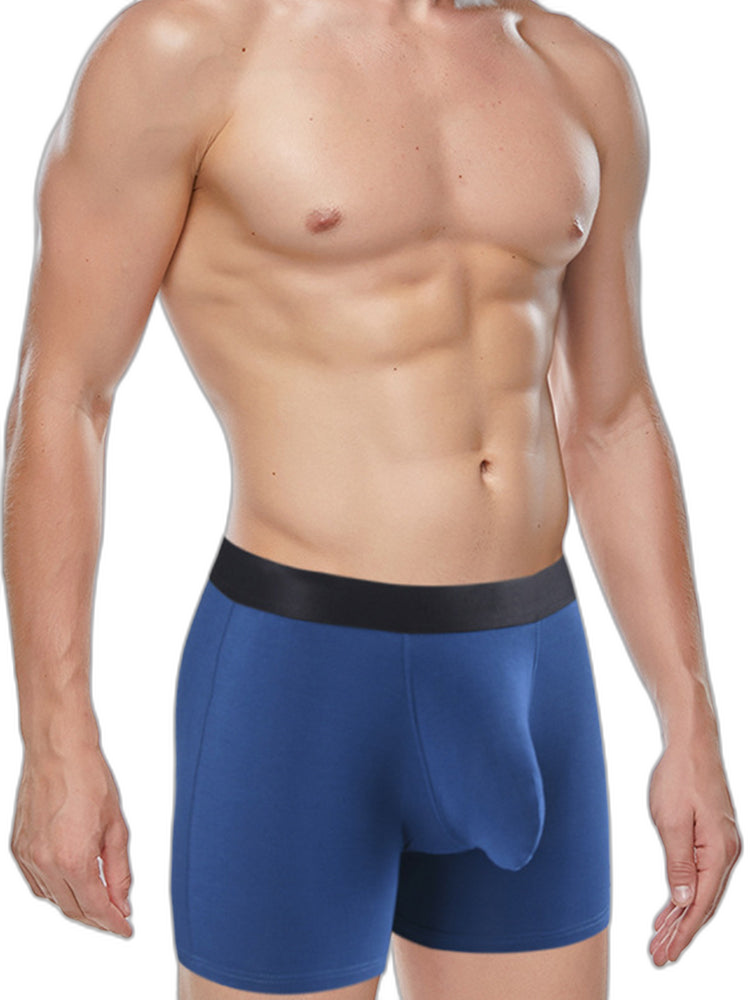 Men's Separate Big Pouch Long Boxer Briefs