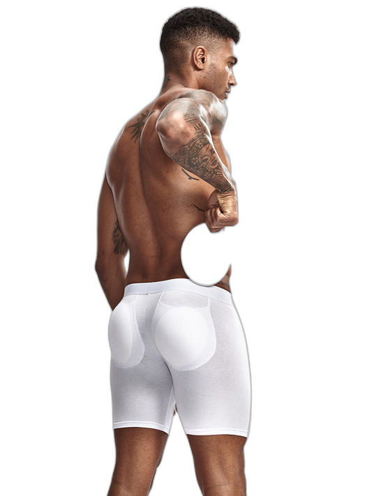 Men's U Convex Boxers Briefs Butt Enhancer Underwear
