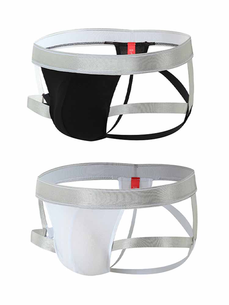 Men's Multi-Strap Solid Color Jockstrap