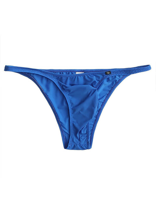 Men's Low-Rise Half Wrapped Hip Solid Briefs