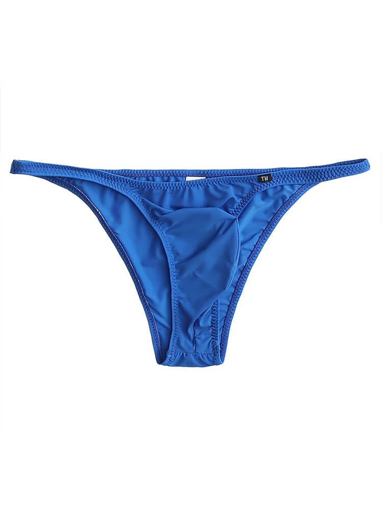 Men's Low-Rise Half Wrapped Hip Solid Briefs