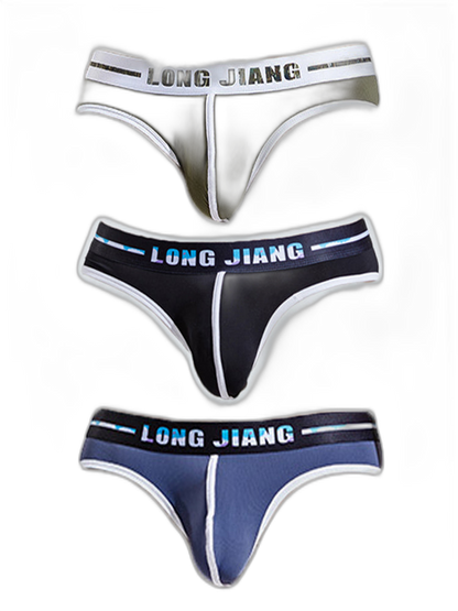 3 Pack Men's Seamless Ice Silk Comfy Underwear