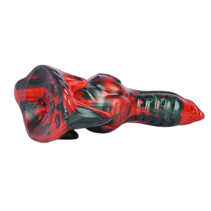 Hellhound – 8 Inch Silicone Fantasy Dildo – Christmas Edition Dog Knot Dildo