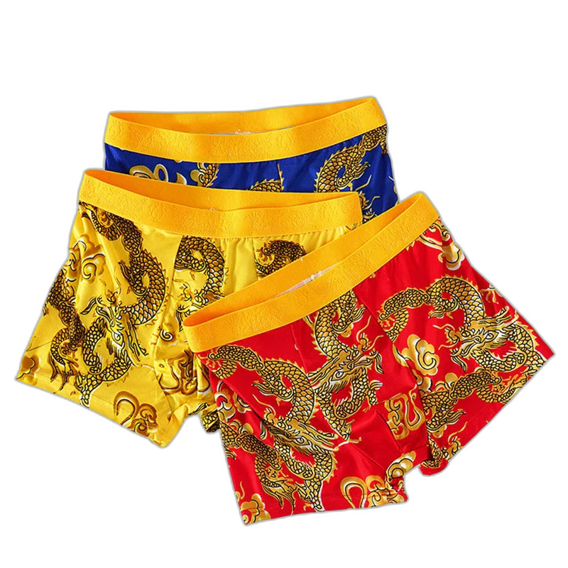 Dragon Daddy Bold Print Men’s Boxer Shorts (4 Pack)
