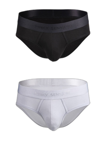 2 Pack Men’s Lightweight Cotton Pouch Briefs