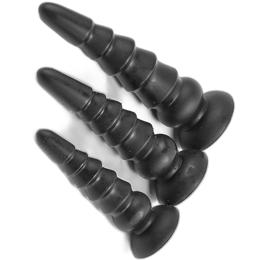 ELITE Liquid Silicone Ridge Rider 11 Inch Large Black