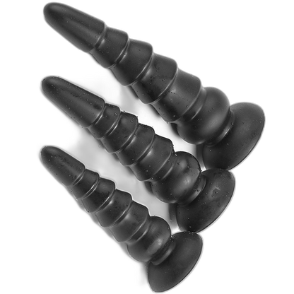 ELITE Liquid Silicone Ridge Rider 9.5 Inch Medium Black