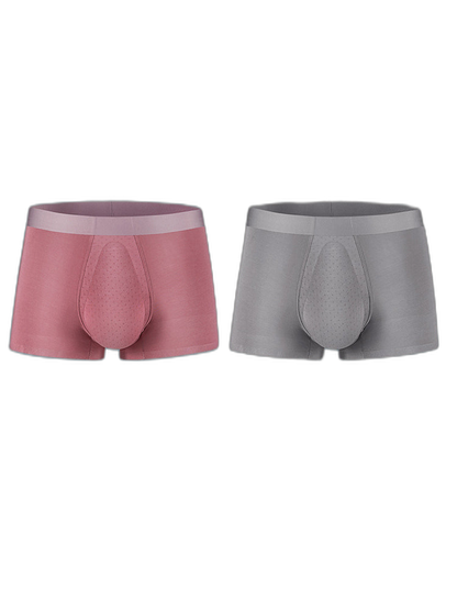 Men's Seamless Trunks with Organic Latex Support Cup