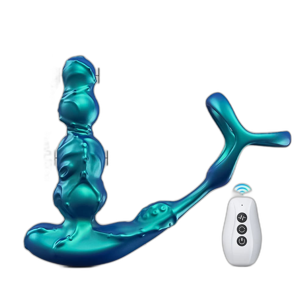 Nero - Rotating Prostate Massage with Cock Ring - Remote Control Toy