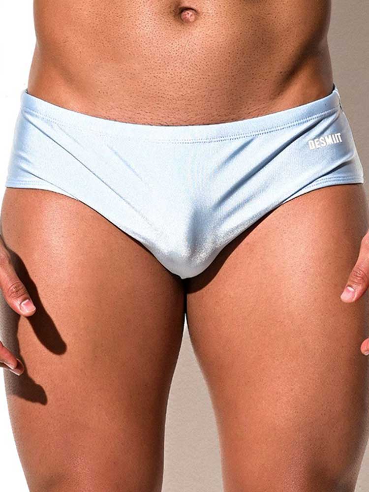Men's Sexy Low Rise Solid Color Swim Briefs