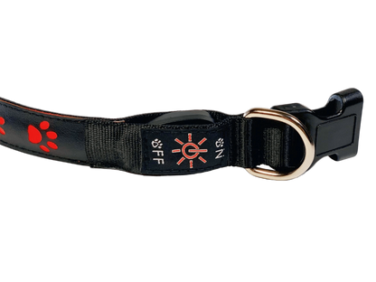 Paw Print Glow Collar