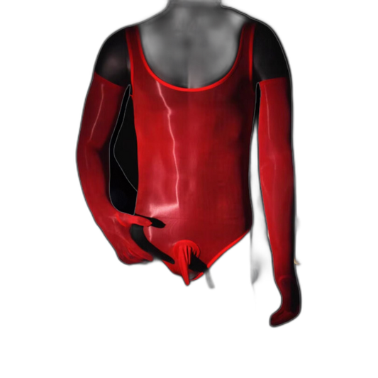 Queer Glow-Up Shiny Member Bodysuit