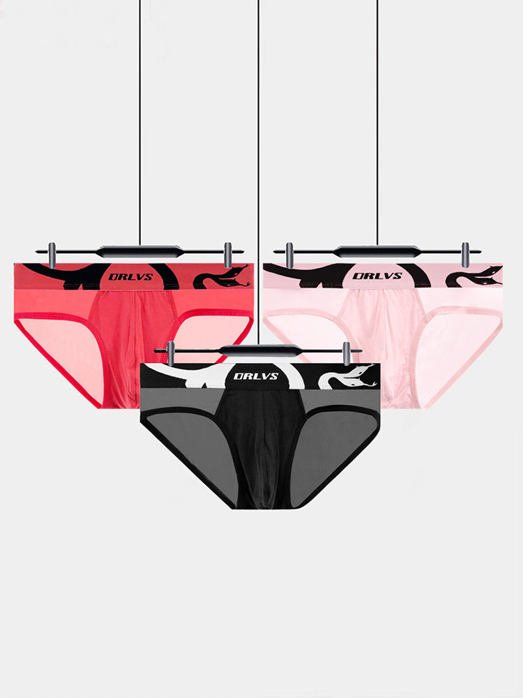 Men's Mesh Sport Briefs with Contoured Pouch & Ventilation