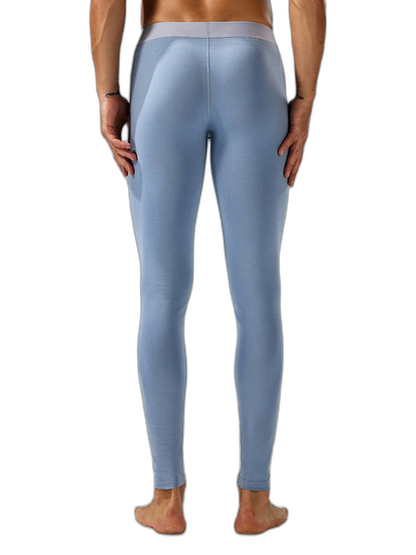 Seobean Men's Thin Autumn and Winter Essential Thermal Underwear Long Pants