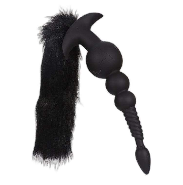 Rama - Silicone Anal Beads  - 3 Anal Balls With Tail - Anal Trainer