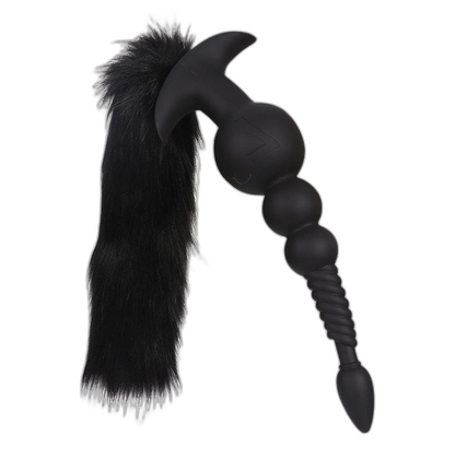 Rama - Silicone Anal Beads  - 3 Anal Balls With Tail - Anal Trainer