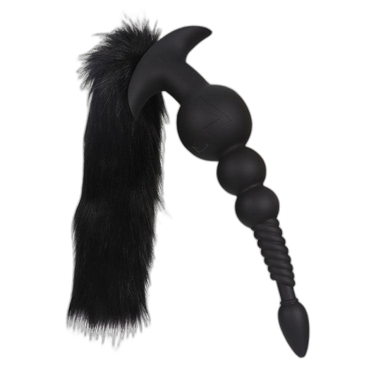 Rama - Silicone Anal Beads  - 3 Anal Balls With Tail - Anal Trainer