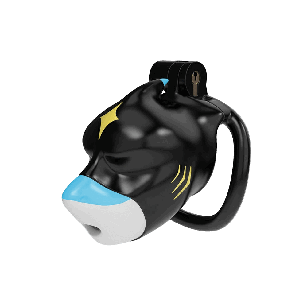 Furrjoi Shark Chastity Cage Yellow