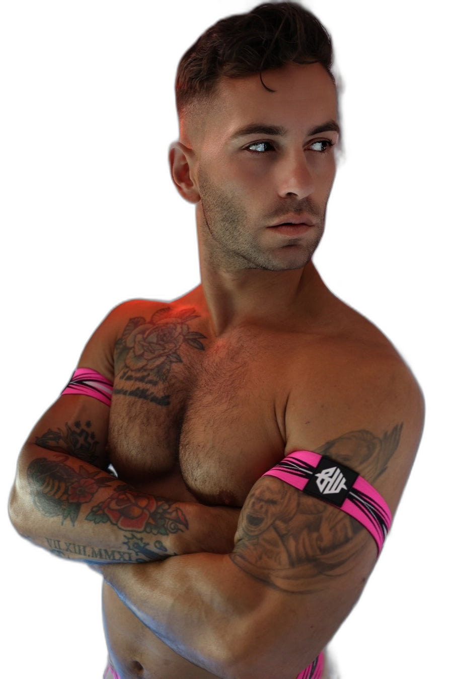 Breedwell Circuit Breaker Armbands Neon Pink