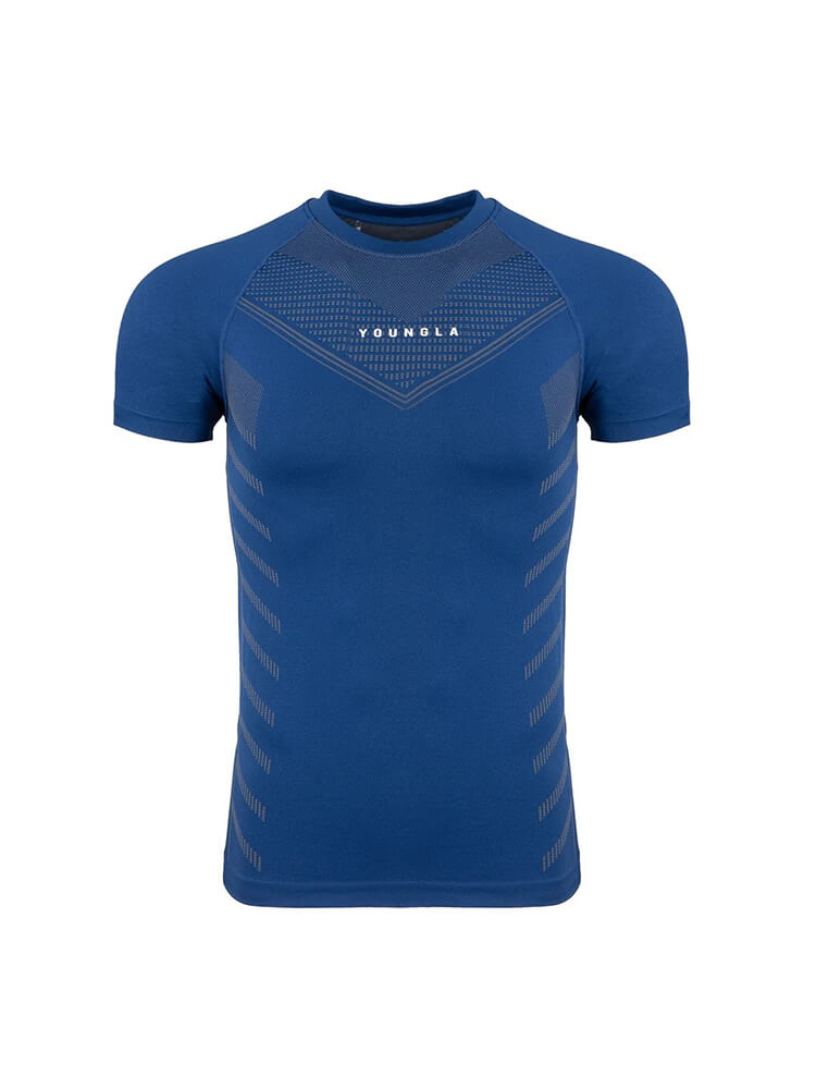 Men's High-Stretch Slim-Fit Fitness T-shirt