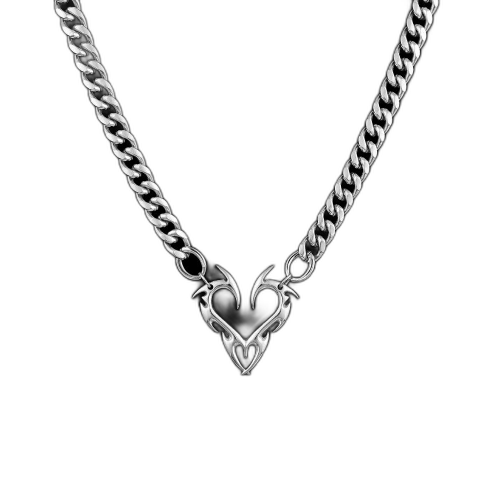 Barb Heart Necklace