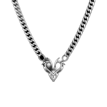 Barb Heart Necklace