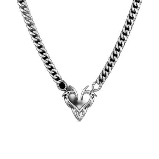 Barb Heart Necklace