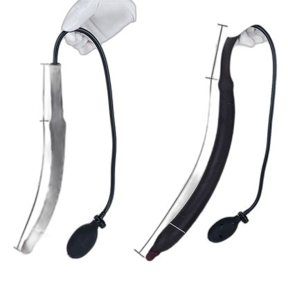 Wowza - Long Inflatable Silicone Butt Plug - Inflatable Anal Dildo