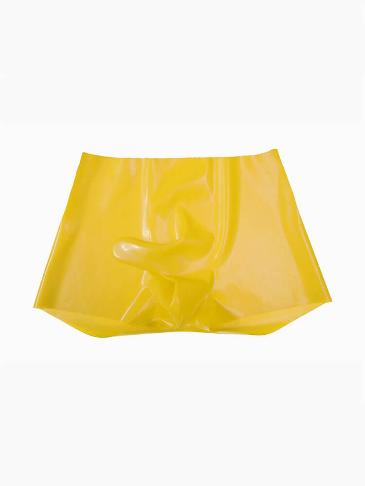 Men's Tight Latex Bullet-Separated Boxer Briefs