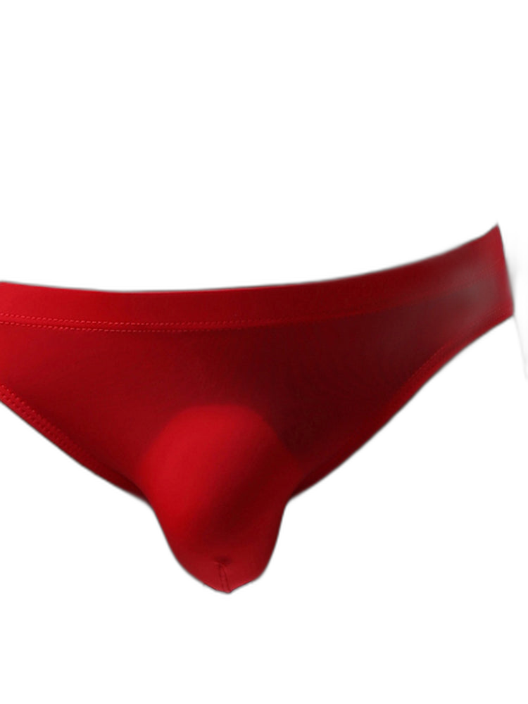 3 Pack Translucent U Convex Pouch Bikini For Men