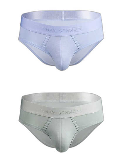 2 Pack Men’s Lightweight Cotton Pouch Briefs