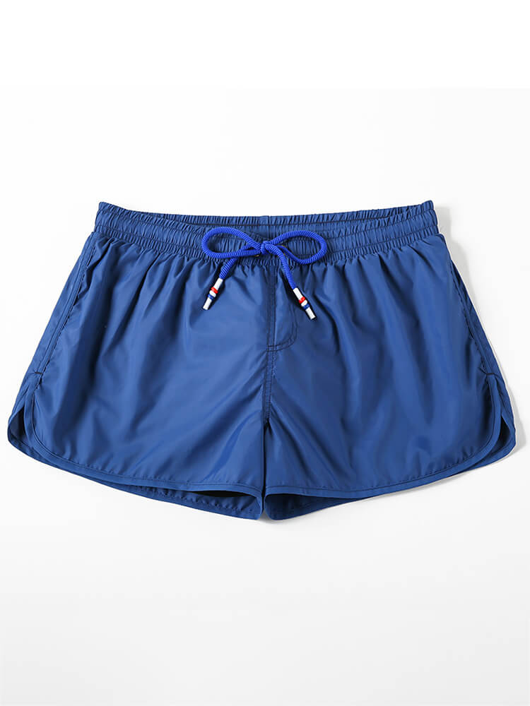 Men's Quick-Dry Loose-Fit Drawstring Swim Trunks