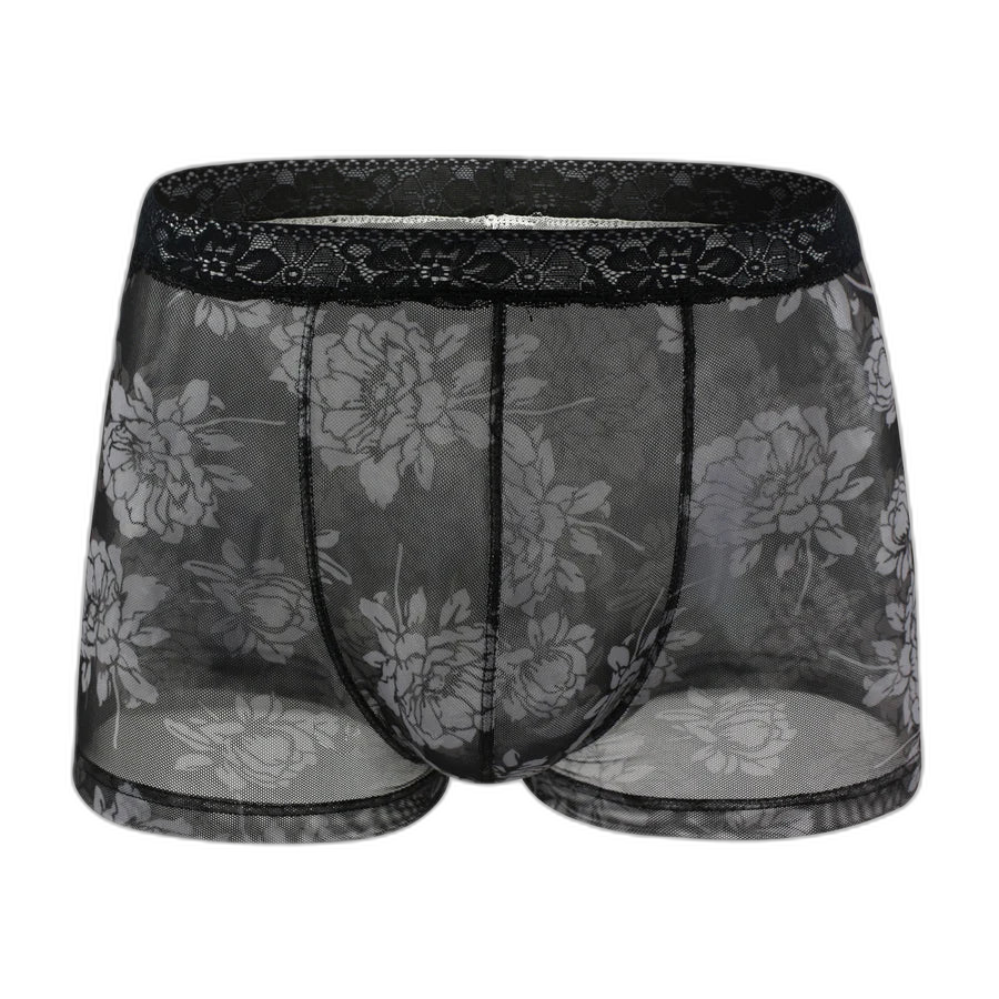 Tight Floral Print Boxer Briefs