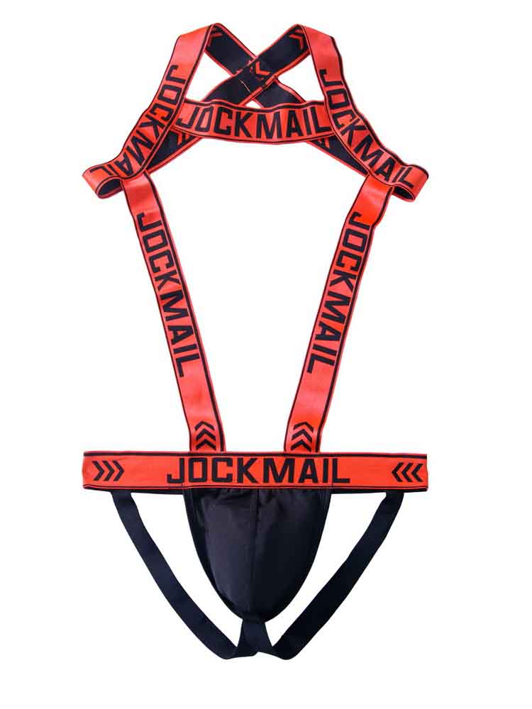 Jockmail Stretch Double Thong Harness Jockstrap