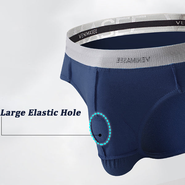 Men's Cotton Ball Pouch Separate Briefs