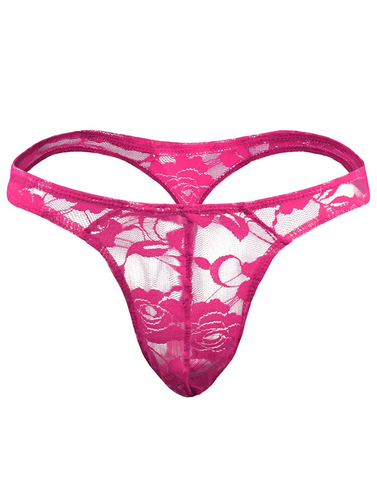 Men's Lace Sexy Translucent Thong