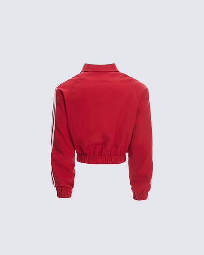 Retro Side Stripe Track Jacket