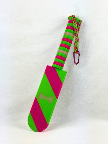 🐾 Puppy Pride Striped Paw Print BDSM Paddle – Flexible Impact Toy