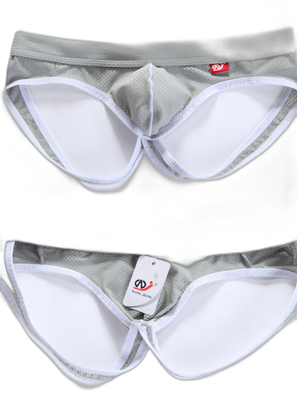 4 Pack Men's Low Waist Sexy Breathable Butt Lifting Stylish Comfortable Jockstrap