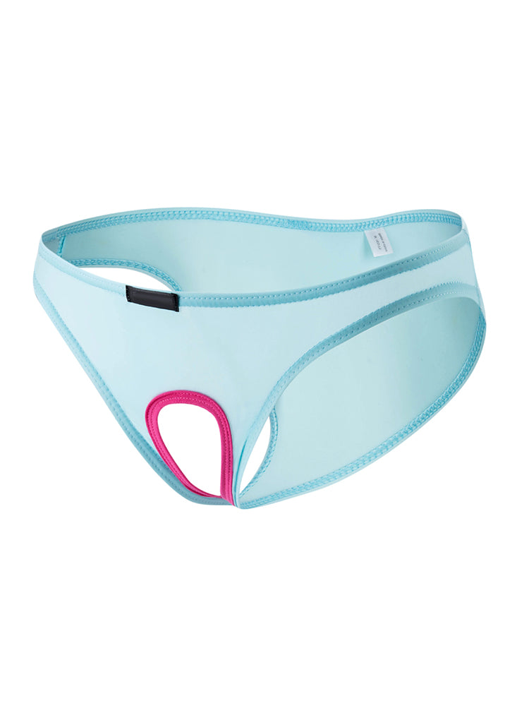 Men's Hollow Open File Ice Silk Briefs