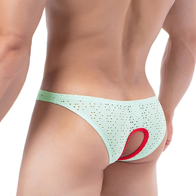 Peek-a-boo No Crotch Mesh Briefs