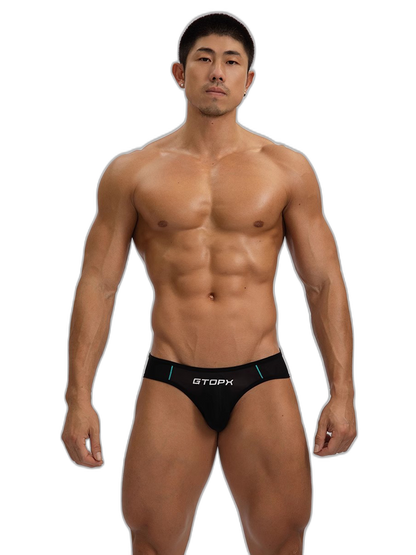 2 Pack Men's Sexy Stretch Sheer Sport Bikini – Lightweight & Breathable