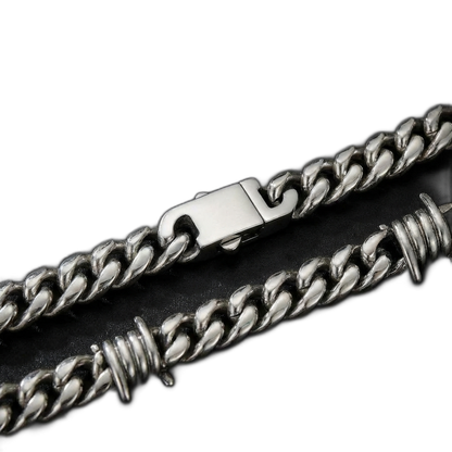 9mm Barb Wire Cuban Chain