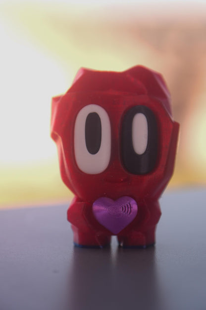 3D Printed Pet Blob Rock - Fun Desk Toy, Keychain, or Gift!  Collect 'em All!
