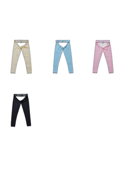Men's Low-Waist Sexy Hollow Silk-Smooth Semi-Transparent Thermal Pants