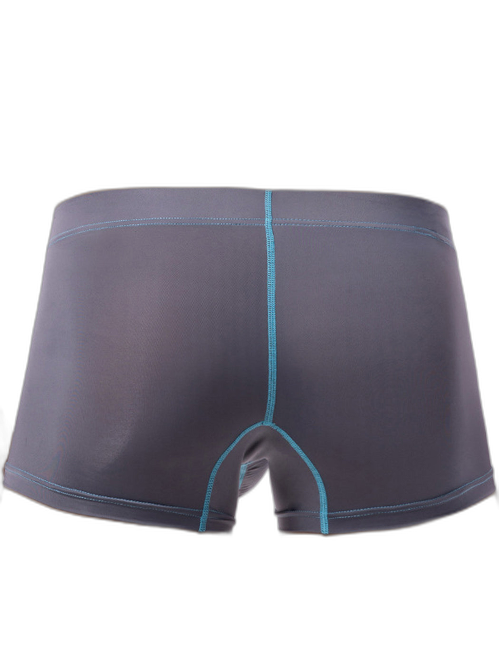 3 Pack Men's Large Pouch Contrast Binding Trunks